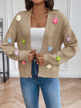 Load image into Gallery viewer, Handmade Crochet Floral Sweet Cardigan Sweater | NCS

