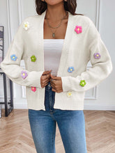 Load image into Gallery viewer, Handmade Crochet Floral Sweet Cardigan Sweater | NCS
