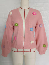 Load image into Gallery viewer, Handmade Crochet Floral Sweet Cardigan Sweater | NCS
