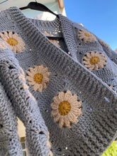 Load image into Gallery viewer, Handmade Stylish Daisy Knit Cardigan Sweater | NCS
