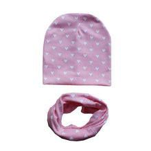 Load image into Gallery viewer, Modern Baby Boys &amp; Girls Hat Scarf Set Beanie Boys Caps with Scarf for Kids In elegant Modern Design
