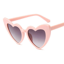 Load image into Gallery viewer, Elegant Retro  Love Heart Sunglasses Women Big Frame Personality Sunglasses Fashion Cute Retro Cat Eye Vintage Sunglasses  For Women and Girl
