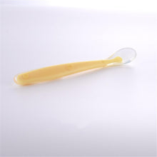 Load image into Gallery viewer, New Candy Color Baby Soft Silicone Spoons Feeding Dishes Tableware  Flatware Children Food  Feeding Tools
