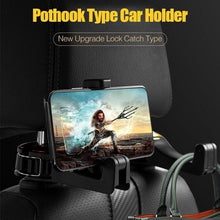 Load image into Gallery viewer, NEW Adjustable Car Headrest Hooks Mobile Stand  Car Phone Holder Fastener Seat Back Hanger Clips For Bag Handbag Houseware For Phones
