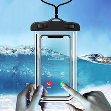 Load image into Gallery viewer, Swimming Bags Waterproof Phone Case Water proof Bag Mobile Phone Pouch Cover for iPhone 12 Pro Xs Max XR X 8 7 Phone Case Bag With Lanyard Compatible with iPhone
