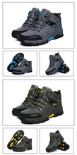 Load image into Gallery viewer, Brand Men Winter Snow Boots Waterproof Leather Sneakers Super  Warm Men's Boots Outdoor Male Hiking Boots Work Shoes Size 39-47
