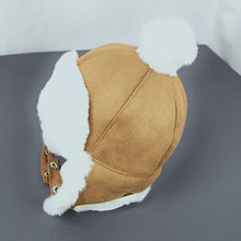 Load image into Gallery viewer, Modern Retro Baby Boys and Girls Hat Kids Children Ear Flap Muff Winter Warm Plush Cotton Cap Beanie Gifts Hat For Kids
