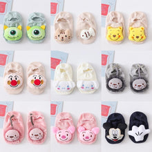 Load image into Gallery viewer, 1 Pair Cartoon Cotton Baby Rubber Sole Anti Slip Floor Socks For Newborn Girls And Boys Kids
