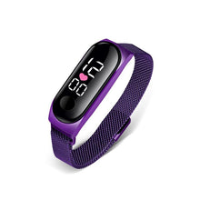 Load image into Gallery viewer, STEVVEX Men's Business Electronic Watch Simple Luxury Steel Belt Folding Buckle Sports Digital Watch For Men and woman
