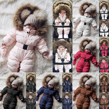 Load image into Gallery viewer, Winter Clothes For Infant Baby Hooded Warm Thick Snowsuit Jumpsuit Romper for Boys and Girls  Style
