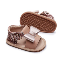 Load image into Gallery viewer, Baby Kids Girl Sandals Pre Walker Newborn PU Leather Soft Sole Shoes Bowknot Girls Shoes
