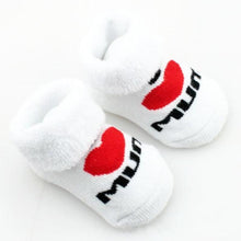 Load image into Gallery viewer, Comfortable Cute Cotton Newborn Soft Baby Girls Boys Socks Infant Toddler Stripe Anti Slip Stretchy Socks
