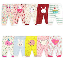 Load image into Gallery viewer, Newborn Baby Pants Cartoon Print Baby Girl Clothes Spring Autumn Toddler Boy Trousers
