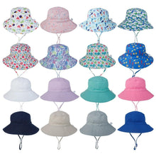 Load image into Gallery viewer, Modern Baby Hat for Girls &amp; Boys Kids Bucket Hat Travel Beach Hat Baby Cap Sun Hats with Windproof Rope
