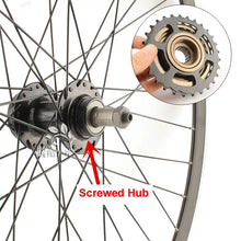 Load image into Gallery viewer, Cruiser Tour Bike Wheelset, Double Deck Rim, Front Wheel Disc, V Brake, Rear Back Wheels, Cassette and Screwed Hub, 36H, 700C
