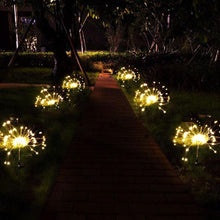 Load image into Gallery viewer, Modern Garden Luxury LED Solar Waterproof Lamp In Shape Of Tree Fireworks With Copper Wires
