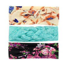 Load image into Gallery viewer, Fashion Baby Nylon Bow Headband Newborn Bowknot Round Ball Head wrap Flower Turban Girls Hair Bands Bow For Kids
