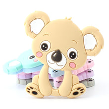 Load image into Gallery viewer, Baby Animal Silicone Teethers Dog Dinosaur Koala Baby Teething Product Accessories For Baby Kids
