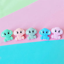 Load image into Gallery viewer, 2pc Silicone Elephant Teether  Baby Silicone Chew Charms Baby Teething Gift Toddler Toys Unique Design
