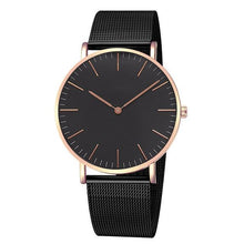 Load image into Gallery viewer, Fashion Unisex Watches Ultra Thin Stainless Steel Mesh Belt Quartz Classic Casual Watch For Women and Man
