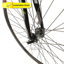 Load image into Gallery viewer, Cruiser Tour Bike Wheelset, Double Deck Rim, Front Wheel Disc, V Brake, Rear Back Wheels, Cassette and Screwed Hub, 36H, 700C
