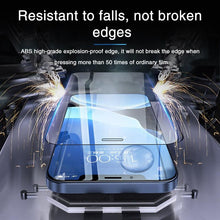 Load image into Gallery viewer, 5Pcs 20000D Black Transparent Screen Protector for iPhone 14 13 12 mini 11 Pro X XS Max XR SE 9H 2.5D Clear Tempered Glass Film Edge to Edge Case Friendly Screen Protection Film For iPhone
