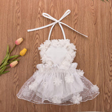 Load image into Gallery viewer, Newborn Infant Baby Girl Romper with Sequin Dot Tulle Dress Outfits for Toddler Girls Dress For Birthday And Party

