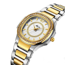 Load image into Gallery viewer, Luxury Modern Elegant Women Watches In Fashion 2021 Style Designer Ladies Watch Luxury Brand Diamond Quartz Gold Wrist Watch Gifts For Women and Girls
