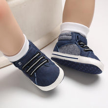 Load image into Gallery viewer, 0-18M Newborn Baby Soft Sole Shoes Boys Kids Lace-Up Ankle Boots Sneakers Perfect Baby Gift
