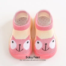 Load image into Gallery viewer, Baby Shoes First Shoes Toddler First Walkers Boy Soft Sole Rubber Outdoor Baby Shoes Cute Animal Baby Anti-slip Booties
