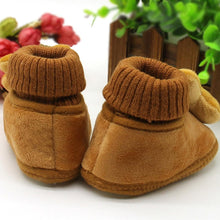 Load image into Gallery viewer, Newborn Baby Shoes Non-slip Crib First Walker Soft Material Comfortable Winter Boots Baby Autumn Shoes
