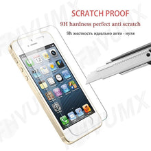 Load image into Gallery viewer, 100D Transparent Tempered Glass For iPhone 7 8 6 6S Plus Glass Screen Protector On iPhone 5 5C 5S SE 2020 Glass Protective Film Tempered Glass Screen Protector
