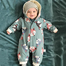 Load image into Gallery viewer, Winter Baby Cartoon Fox Baby Long Sleeve Romper Cute Clothes Onesie for New Born Baby Boy / girl  Romper Jumpsuit For Winter Season
