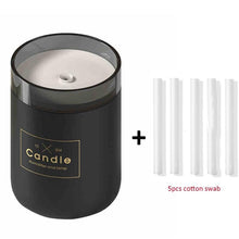 Load image into Gallery viewer, 280ML Ultrasonic Air Humidifier Candle Romantic Soft Light USB Essential Oil Diffuser Car  Aroma Mist Maker
