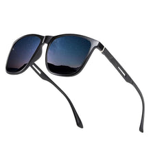 Load image into Gallery viewer, Square High Quality Titanium  Sunglasses for Men Polarized Sunglasses With Mirror Gradient Glasses Titanium  TR90 Frame Oculos De Sol gafas and UV400 Protection
