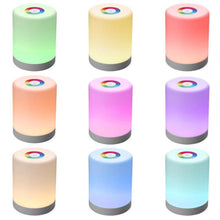 Load image into Gallery viewer, Smart USB Bedside LED Table Lamp Friendship Creative Bed Desk Light for Baby Bedroom Bedside Lamps Night Light Xmas Gift
