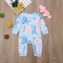 Load image into Gallery viewer, New Fashion Newborn Romper Floral Jumpsuit  Baby Playsuit Girl Outfit Clothes Set For Girls
