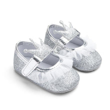 Load image into Gallery viewer, Newborn Infant Baby Girls Shoes Toddler Kids Princess Crown Glitter Design Shoes Soft Sole Anti-slip
