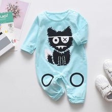 Load image into Gallery viewer, Baby Clothes Boys Girls Romper Floral Dinosaur Car Printed Long Sleeve Cotton Romper Kids Jumpsuit Playsuit For Kids
