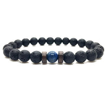 Load image into Gallery viewer, Lava Stone Men Wrist  Bracelet Natural Moonstone Bead Tibetan  Chakra Diffuser Bracelets For Men Jewelry Cool Gifts
