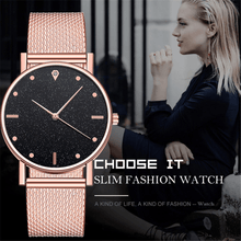 Load image into Gallery viewer, Cusual Ladies Watch Romantic Starry Sky Dial Women's Quartz Fashion Wristwatch  For Women and Girls
