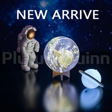 Load image into Gallery viewer, Rocket Kids Space Shuttle Lamp and Moon lamps In Night Light By 3D Print For Space Lovers Rocket Lamp
