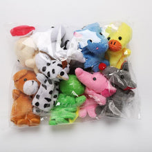 Load image into Gallery viewer, 10pcs Cartoon Plush Toys Boy Girl Finger Puppet Cartoon Animal Child Cute Finger Puppet Dolls Telling Stories To The Baby and Kids
