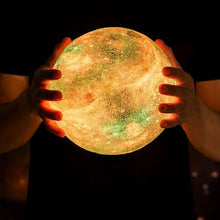 Load image into Gallery viewer, STEVVEX  New3D Print Star Moon Colorful Lamp  With Change Touch Option Home Decor Creative Gift Usb Led Night Light Galaxy Lamp Birthday Gift Lamp
