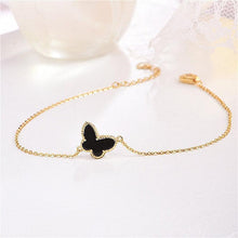 Load image into Gallery viewer, New Modern Fashion Gold Bracelet For Girl Elegant 925 Silver Jewelry Butterfly Shaped Bracelets Luxury For Female Wedding Party Ornament
