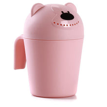 Load image into Gallery viewer, Baby Kids Cartoon Bear Bathing Cup Baby Shower Shampoo Cup Bailer Baby Shower Water Spoon Hair For Kids
