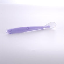 Load image into Gallery viewer, New Candy Color Baby Soft Silicone Spoons Feeding Dishes Tableware  Flatware Children Food  Feeding Tools
