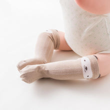Load image into Gallery viewer, White Baby Sock Non Slip Cotton Long Socks Newborn Knee High Socks For Baby Girls Super Elastic Cute Design
