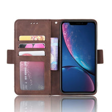 Load image into Gallery viewer, Wallet Cases For iPhone XR Case Magnetic Closure Flip Cover For iPhone X XS Max Leather Card Photo Holder Phone Bags PU Leather Flip Case Cover Stand Pocket for iPhone
