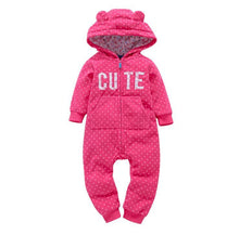 Load image into Gallery viewer, Modern Colorful Interesting Newborn Baby Unisex Warm Clothing Long Sleeved Cotton Romper For Kids
